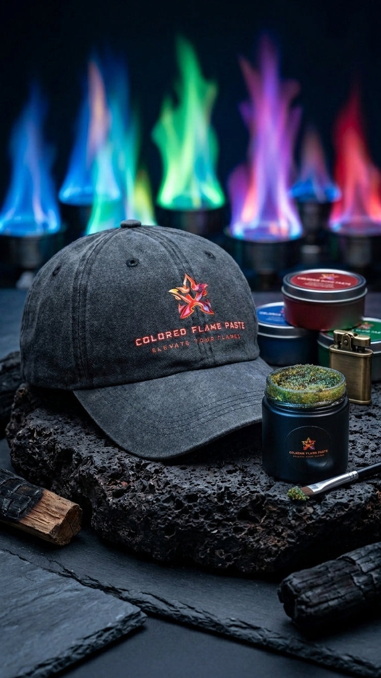 Colored Flame Paste Cap